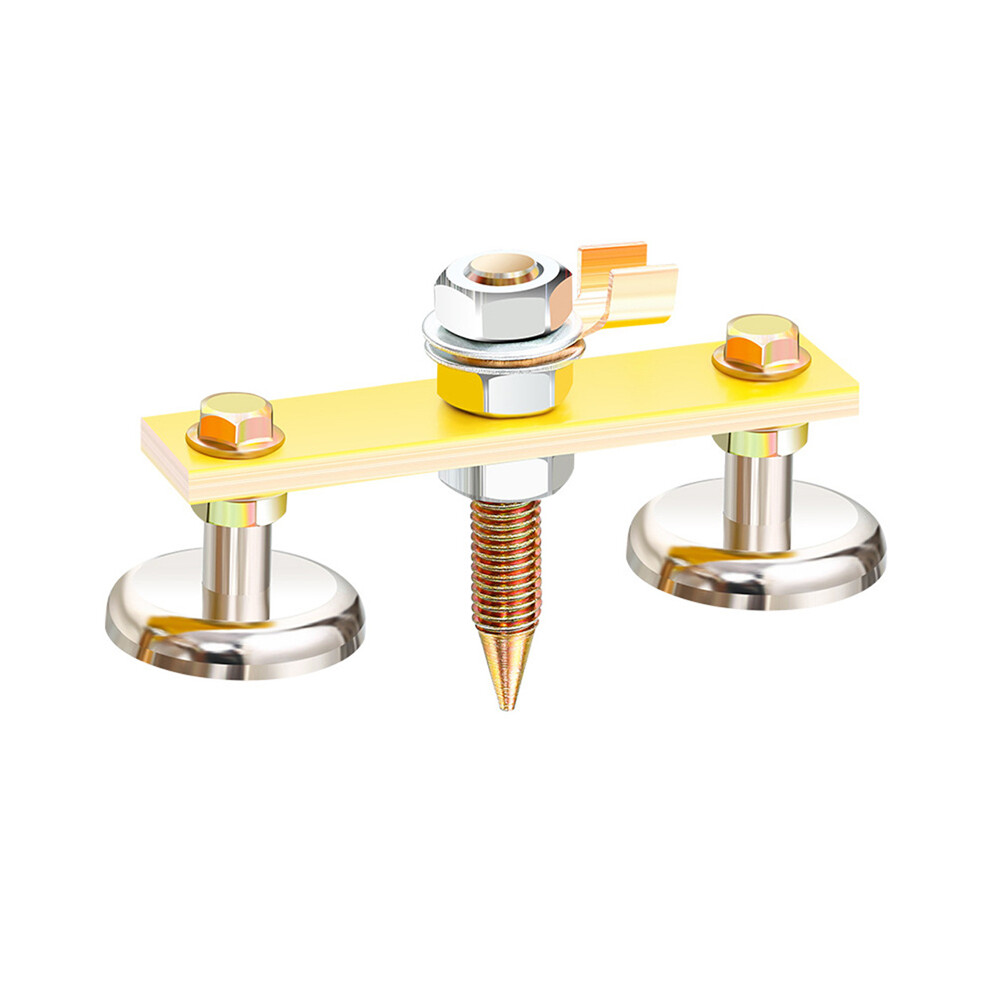 (B) Welding Magnet Head Magnetic Holder Support Grounding Clamp With Wire Tail Tool 123643998173