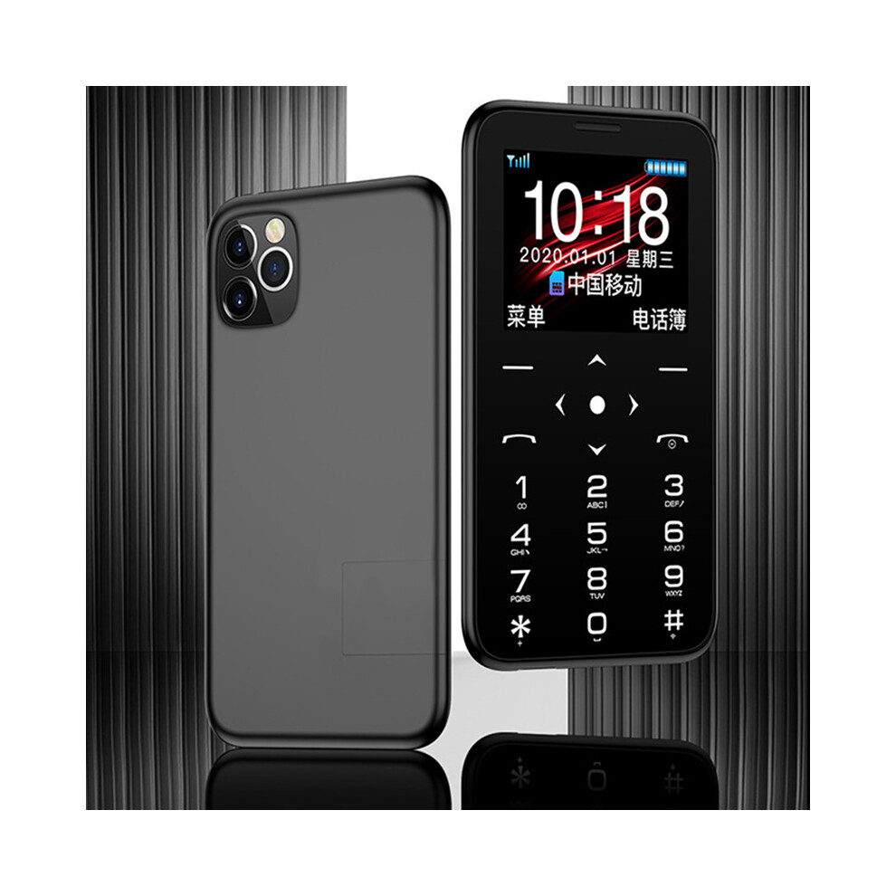(Black) Soyes 7S Mini Mobile Phones 1.5" Ips Color Display Torch Camera Mp3 Long Standby Kids Cellphone Black 110691414366