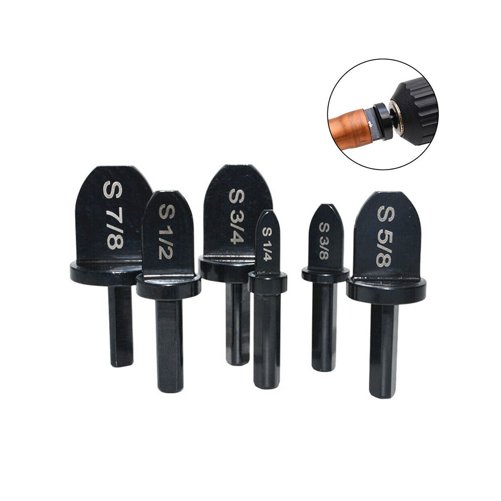 6Pcs Air Conditioner Copper Tube Expander Swaging Tool Drill Bit Set Tube Flaring 320997705581