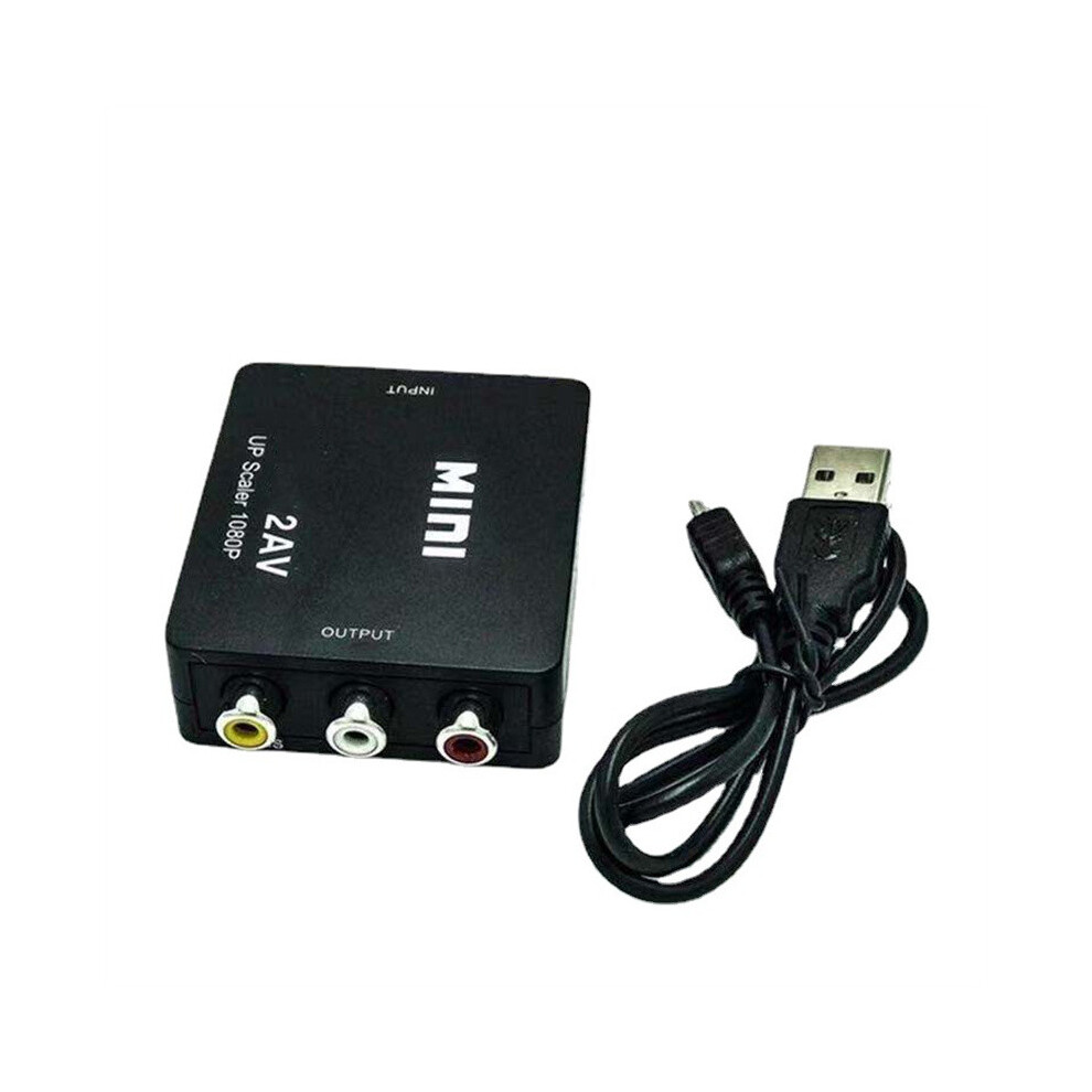 Av Zu Hdmi-Compatible Adapter Konverter Full Hd 1080P 4K Video Audio Tv 3 Rca Cvbs Hdmi-Compatible Top 110691400710