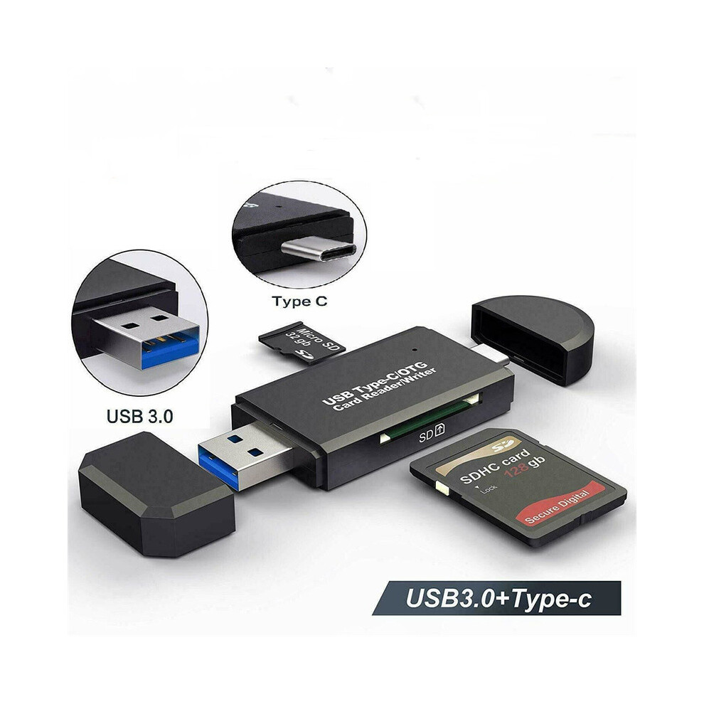 Usb 3.1 Type C/Usb/Micro Usb Sd Micro Sd Tf Memory Card Reader Otg Adapter 110691400840