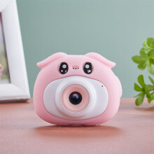 (Pink-1080p single shot) Digital Video Camera X18 High-definition Smart Ert Children's Small Camera Cartoon Fun Games Christmas Gifts