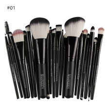 (#01) 22PCS Beauty Makeup Brushes Set Cosmetic Foundation Powder Blush Eye Shadow Lip Blend Make Up Tool Kit