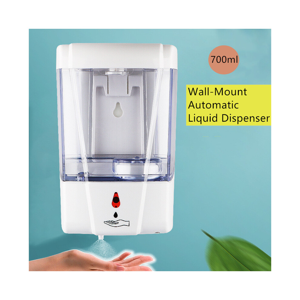 700Ml Wall-Mount Automatic Infrared Sensor Touch-Free Liquid Soap Dispenser Lotion Pump For Kitchen Bathroom 320997780991