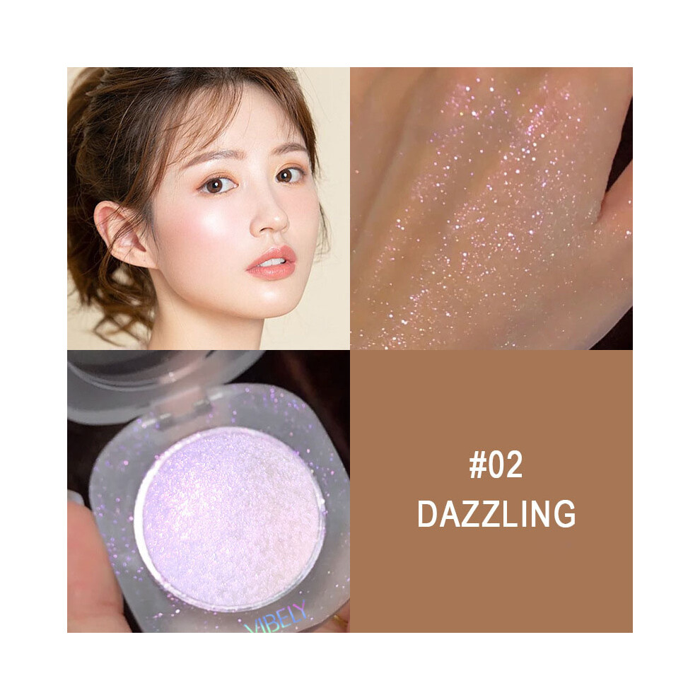 (?#02 Dazzling) Glitter For Powder Face Eyeshadow Body Highlighter Gel Jelly Highlighter