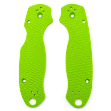 (Green) Replacement Scales G10 Handle DIY Patches For Spyderco Para 3 Accessories