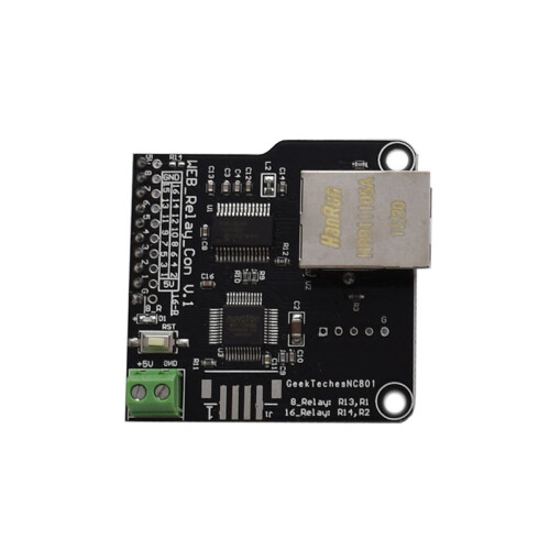 (NC1601) Ethernet Control Module with WEB Server for 8/16CH Relay Board, LAN/WAN RJ45 Port