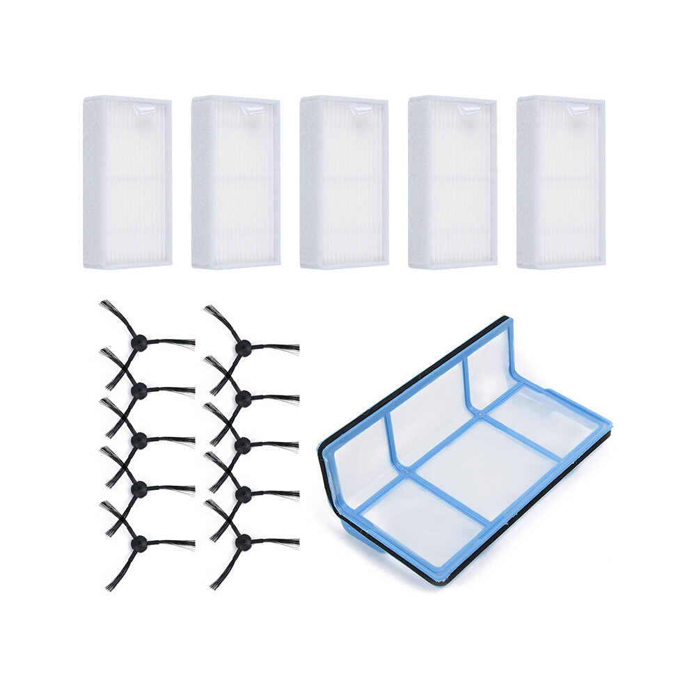 Replacement Filters Side Brushes For Medion MD 18500 /18600 /MD18501 Vacuum Cleaner