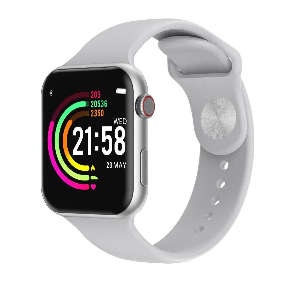 (White) F10 Waterproof Smart Watch Heart Rate Tracker Fitness Wristband For Ios Android White 110691403513