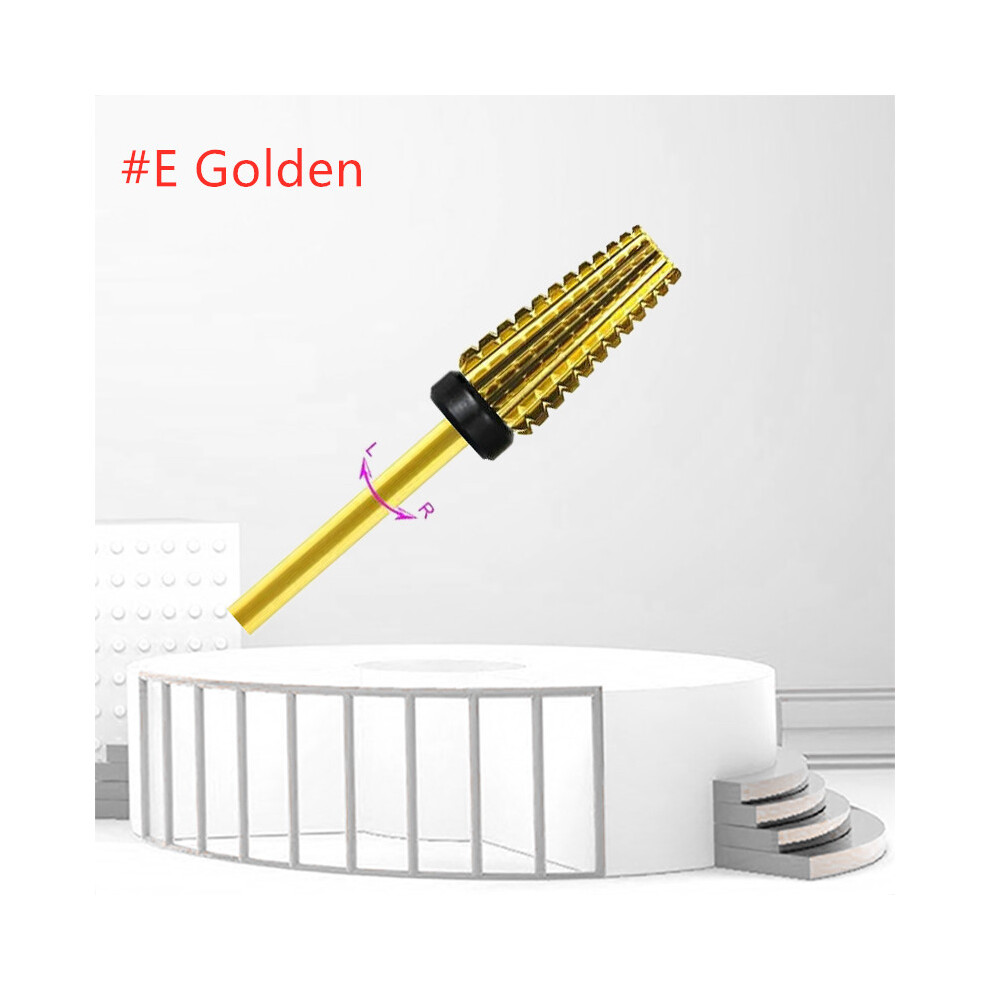 (#E) Nail Polishing Head Cone Tip Tungsten Steel Drill Bits Electric Cuticle Cleaner Rotary Tool 110691488831