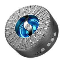 (black) Portable Intelligent Bluetooth Speaker with Wireless Subwoofer & Stereo Surround Sound