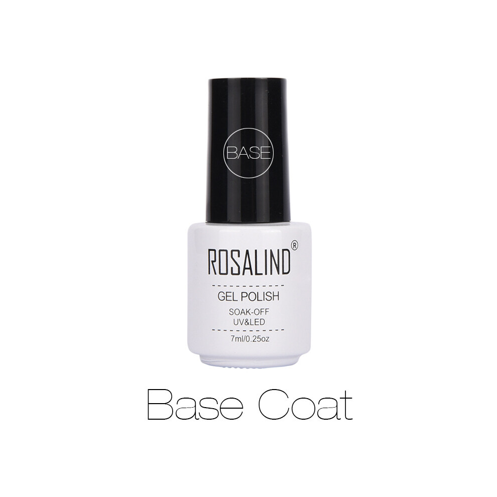 (RCBASE) ROSALIND Nail Art 7ML Gel Polish Semi Permanent Varnish Manicure Primer Top Coat