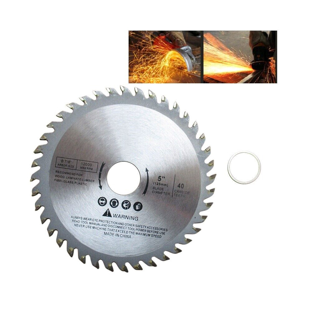 Heavy Duty 125Mm Circular Saw Blade Wood Cutting Disc For Angle Grinder 320997772521
