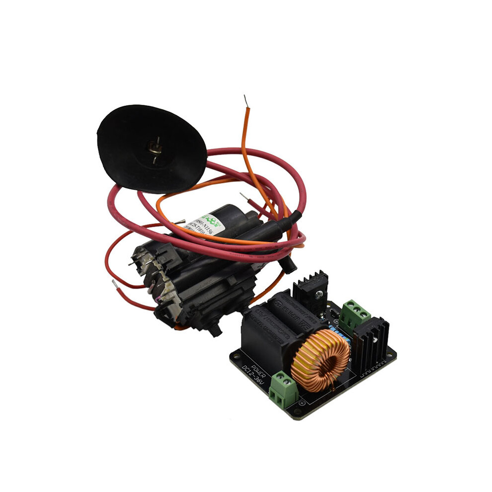 12V-36V Zvs Tesla Coil Flyback Driver Generator /Jacob's Ladder W/ Ignition Coil 110691402332
