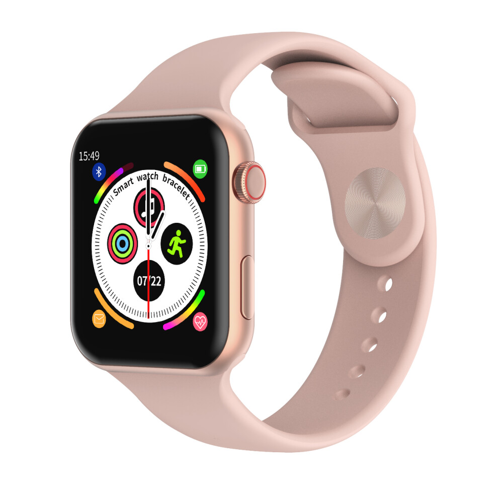 (Pink) F10 Waterproof Smart Watch Heart Rate Tracker Fitness Wristband For Ios Android Pink 110691403520