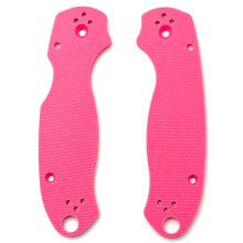 (Pink) Replacement Scales G10 Handle DIY Patches For Spyderco Para 3 Accessories