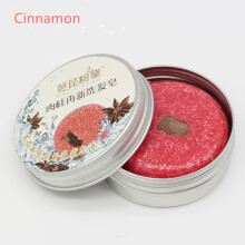 (Cinnamon) 100% Natural Handmade Hair Care Shampoo Soap Antidandruff Anti-itching Ginger