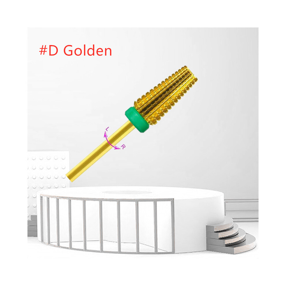 (#D) Nail Polishing Head Cone Tip Tungsten Steel Drill Bits Electric Cuticle Cleaner Rotary Tool 110691488824