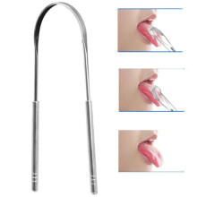 Anti-Rust Stainless Steel Tongue Scraper Cleaner Oral Hygiene Care Tools Fresh Breath Cleaning Coated Tongue Toothbrush For Removing Food Debris