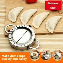 Eco-Friendly Pastry Tool Stainless Steel Dumpling Maker Wraper Dough Cutter Kit