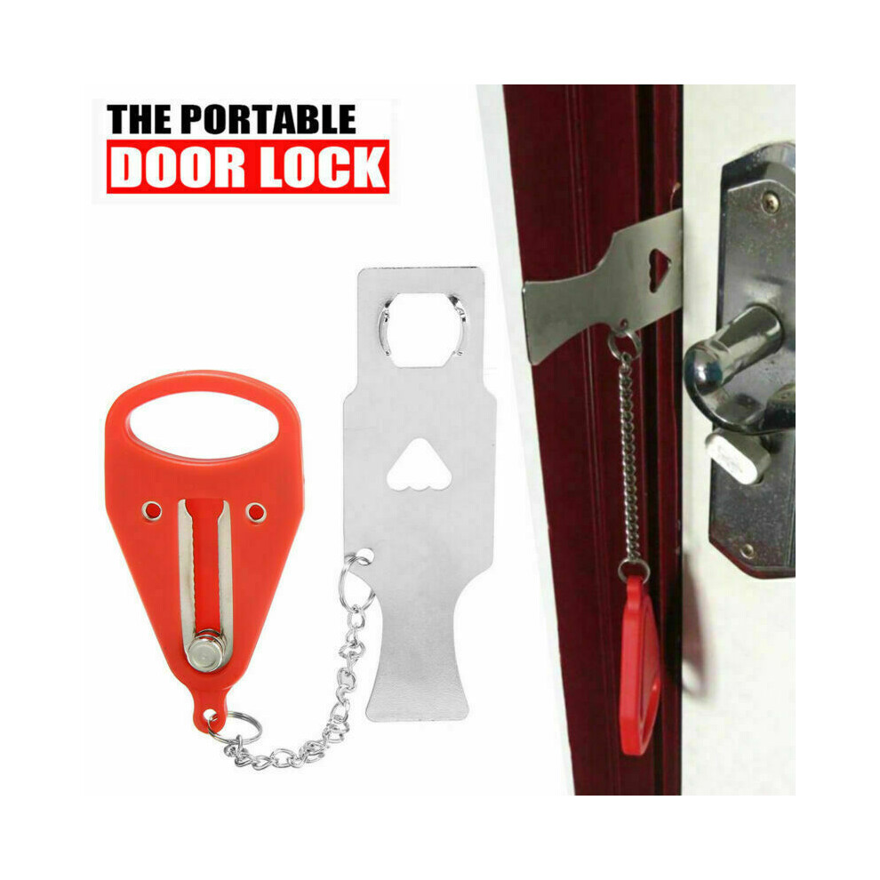 Portable Door Lock Hardware Safety Security Tool For Home Privacy Travel Hotel 320997782971