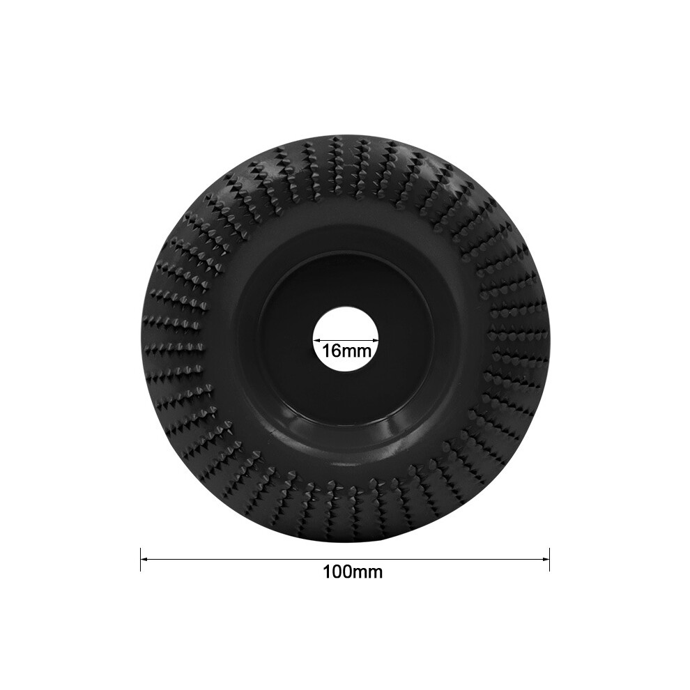 (Black/Arc) 100Mm Wood Shaping Disc Grinding Wheel Rotary Sanding Polishing Carving Disc Tools For Angle Grinder Black 320997705772