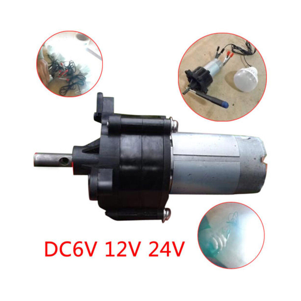 1Pcs Wind Turbine Generator Kit Micro Hand Dynamo Generator Dc 5V-24V 1500Ma 20W Generator For Standby Lighting Power Supply 320997708476