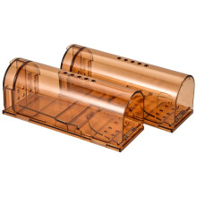 2PCS Reusable Humane Mouse Trap No Kill Rodent Catch Live Cage Pet Child Safe