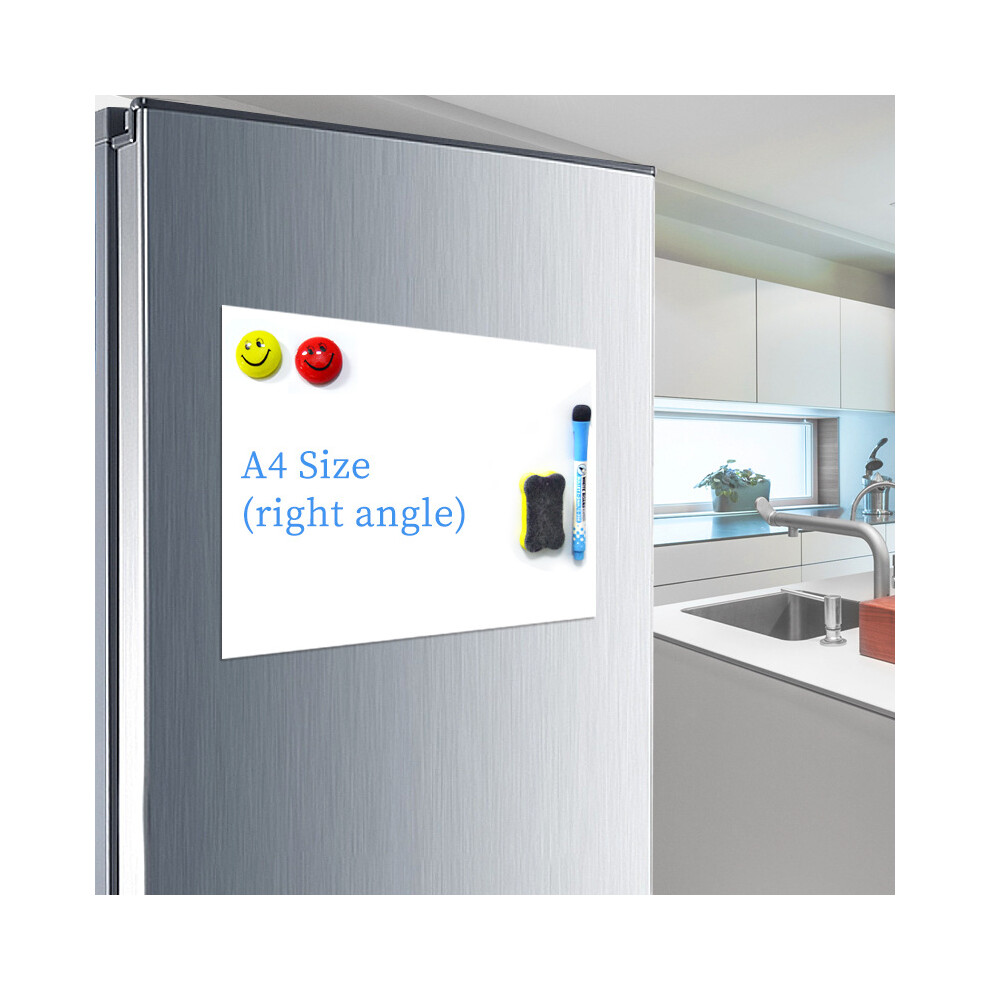 Fridge Magnetic Multipurpose Blackboard A4 Soft Whiteboard Dry Erase Stickers 320997801795