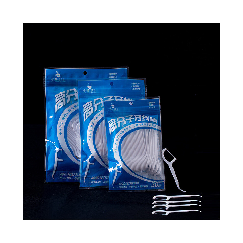 (30pcs) 30/50/100PCS Dental Floss Flosser Picks Teeth Toothpicks Oral Care Stick Tooth Clean
