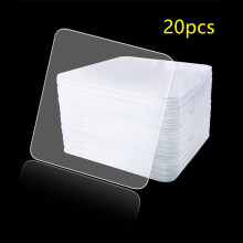 20PCS Universal Non-marking Strong Double-sided Adhesive Tape Transparent Sticker