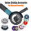 Angle Grinder M14/10Thread Inner Outer Flange Nut Set Quick Release Locking Nut for     M10 1