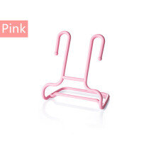 (Pink) 2PCS Children Kids Shoes Drying Rack Hanging Stand Storage Holder Organizer