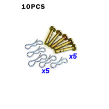 (10pcs) Shear Pins&Cotters For Cub Cadet MTD Craftsman SnowBlowers 738-04124A 714-04040