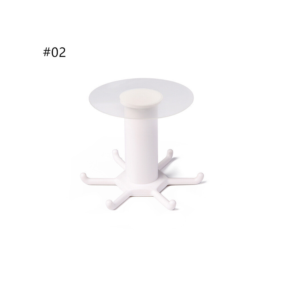 (#02) Wall-Mounted Seamless Adhesive Hook Rotatable Kitchen Storage Hanger Bathroom Wall Rack 320997784753