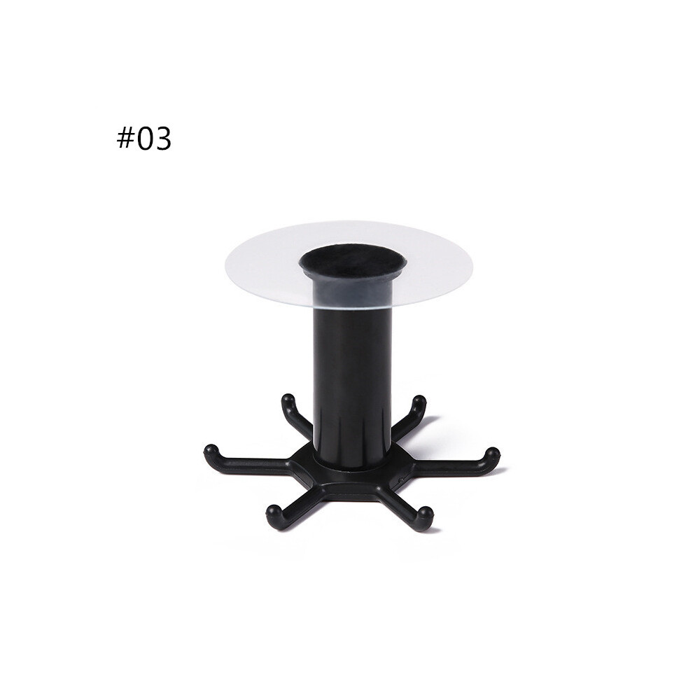 (#03) Wall-Mounted Seamless Adhesive Hook Rotatable Kitchen Storage Hanger Bathroom Wall Rack 320997784760