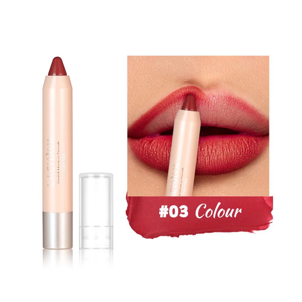 (#03) 8 Colors Matte Waterproof Lipstick Lip Pencil Pen Liner Lipliner Lipstick Pen