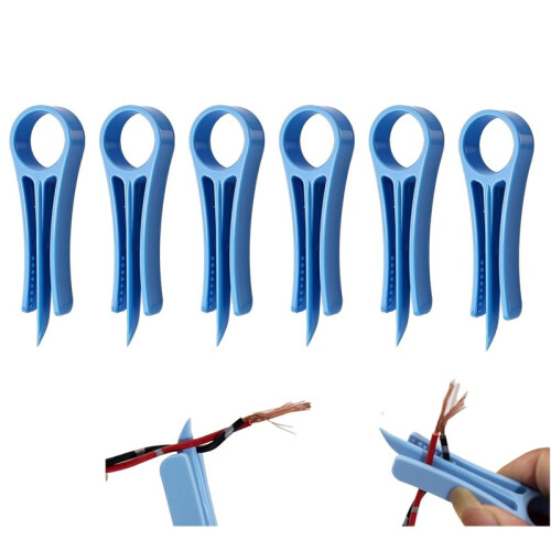 6PCS Network Cable Untwist Tool,Wires Separator Tools, Wire Straightener for CAT5/CAT6/CAT7