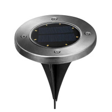(White light) LED Solar Ground Light Waterproof Deck Outdoor Garden Yard Patio Lawn Path Lamp