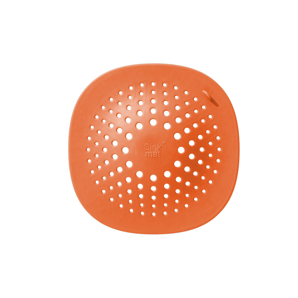 (Orange) Sewer Outfall Strainer For Kitchen Waste Bathroom Sink Filter Floor Drain Mat Hair Stopper Catcher Accessories 320997785033