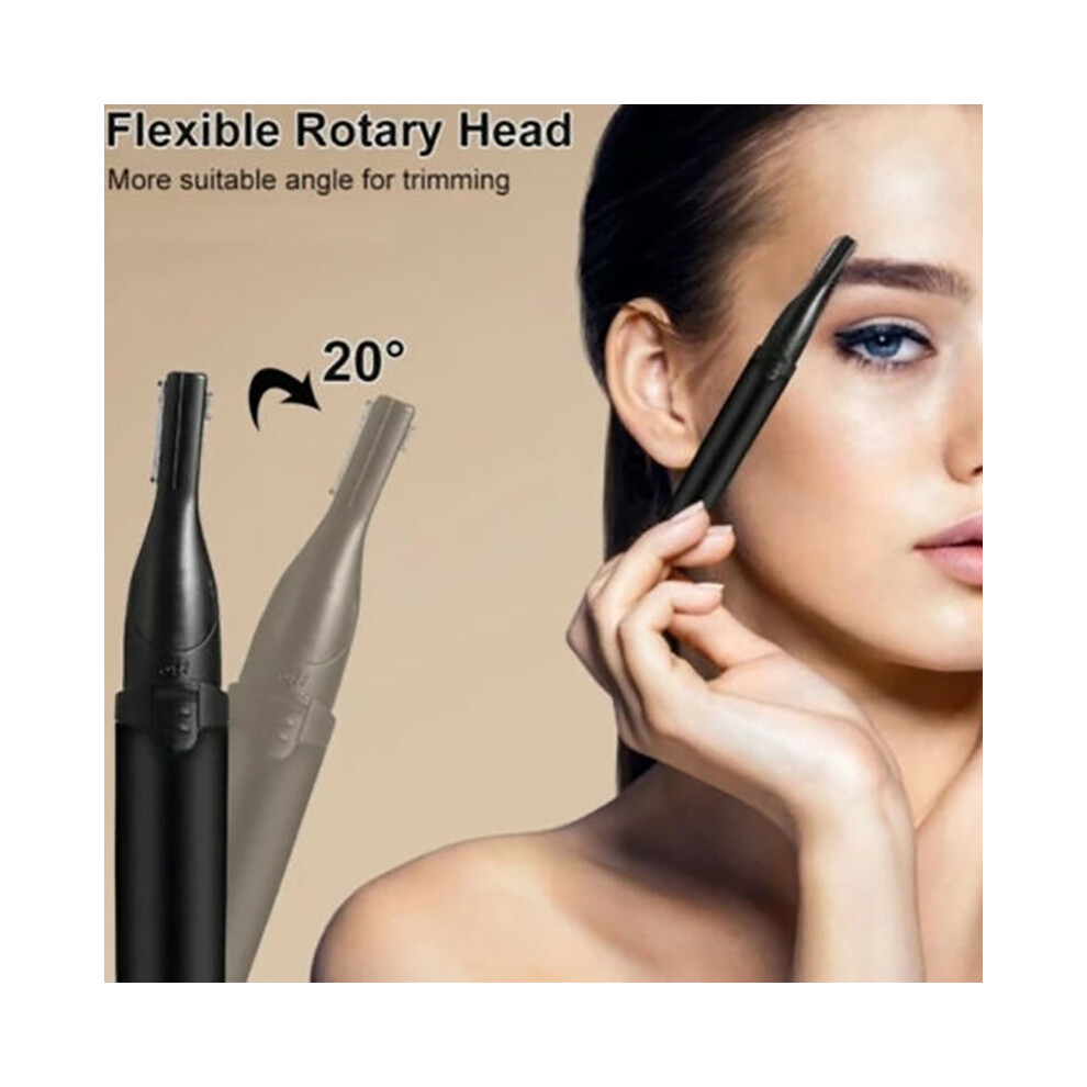 Portable Electric Precision Razor Eyebrow Trimmer Shaver Bikini Hair Remover