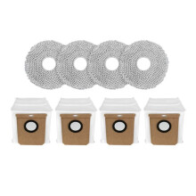8PCS Replacement Parts Dust Bag Mop Pad for  Robot Vacuum X70 /  DEM-X70 Vacuum Cleaner Accessories