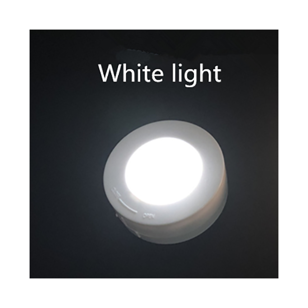 (White Light) 6Pcs Wireless Led Puck Lights Closet Under Cabinet Lighting With Remote Control 320997776369