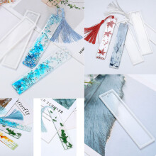 Silicone Epoxy Resin Mold Bookmark DIY Jewelry Making Tool Mould Handmade Craft