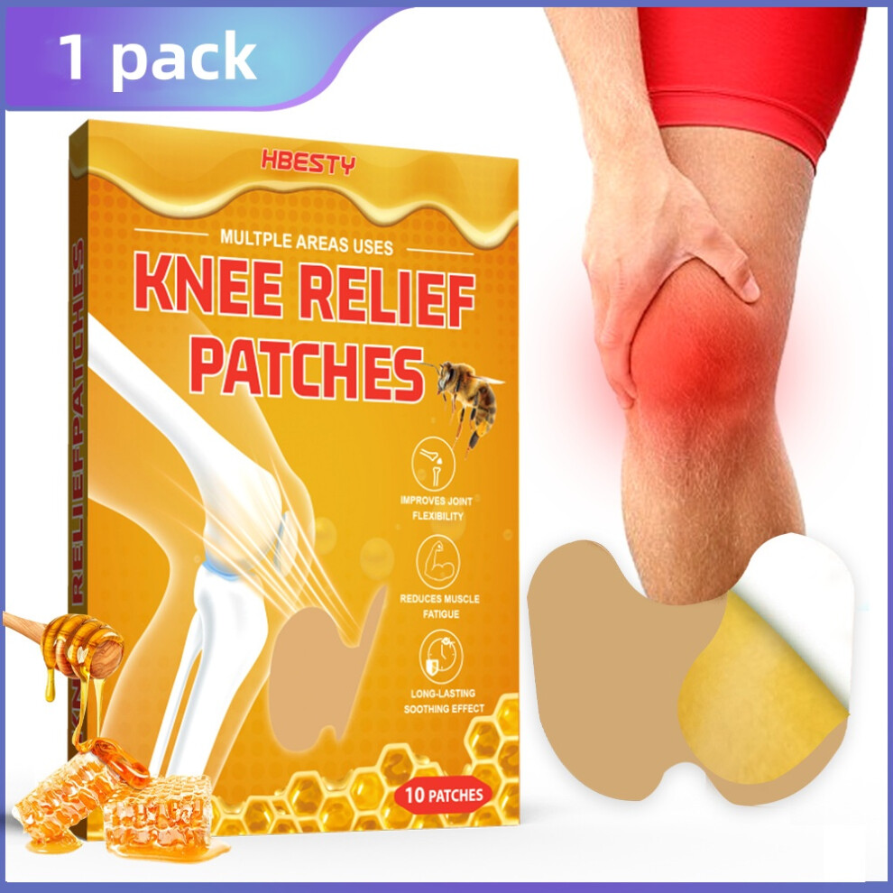 (1 pack) 10Pcs Bee Venom Pain Relief Patch Fast Relief Pains For Neck Knee Shoulder Waist