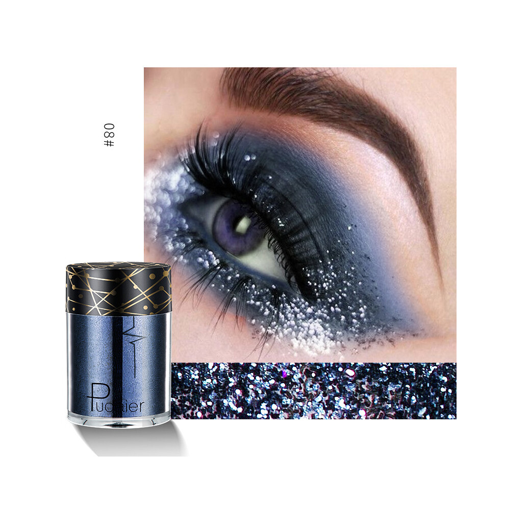 (#08) Pudaier 36-Color Eyeshadow Palette: Glitter, High Gloss, Shimmer Powder for Face & Body, Women's Cosmetic Highlighter
