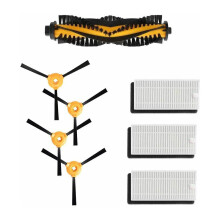 HEPA Filters Side Brushes Replenishment Kit for Ecovacs Deebot N79 N79S DN620 DN62