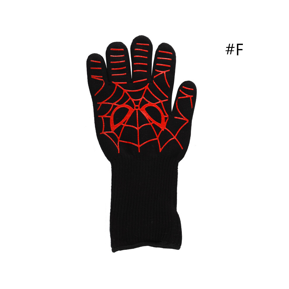 (#F) Bbq Grilling Cooking Mitts Extreme Heat Resistant Bakeware Oven Silicone Gloves 110691780720