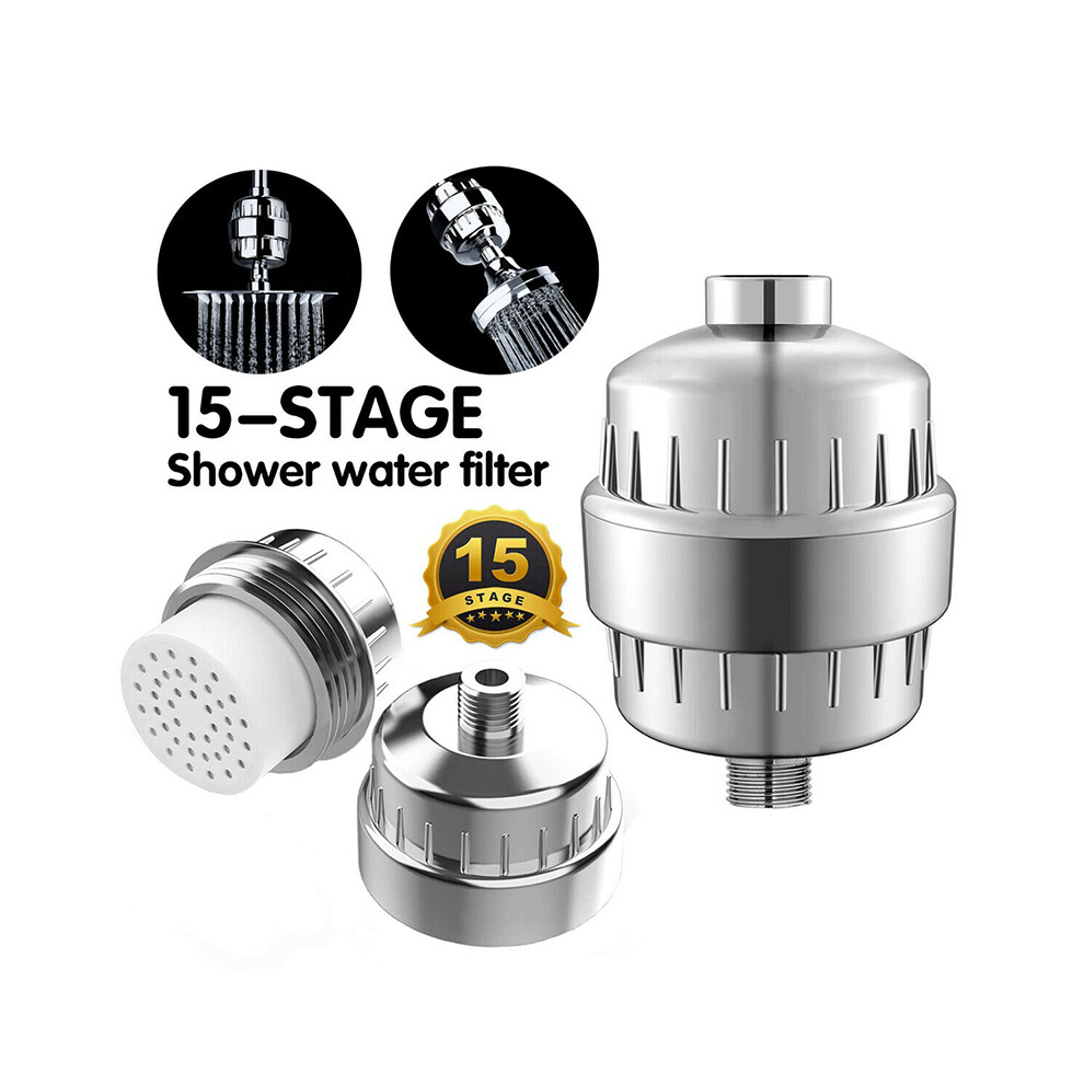 15 Stage Shower Head Filter Cartridge Purifier For Hard Water Softening 320997777038