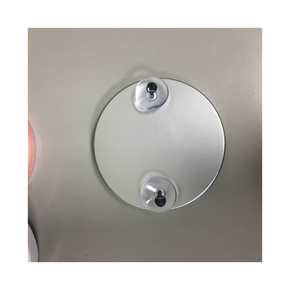 Silver (Silver) 10X Magnifying Round Makeup Mirror W/ Suction Cups Cosmetics Tools Magnification